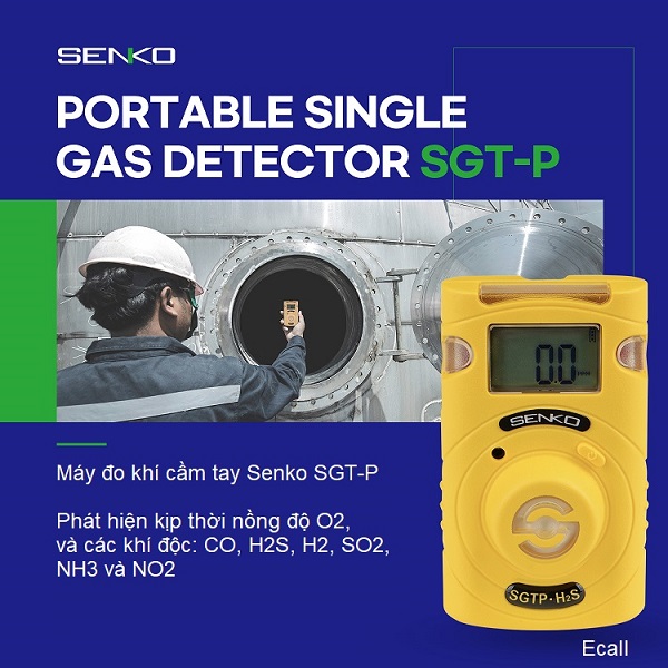 Máy đo khí O2 Senko kịp thời phát hiện và cảnh báo
