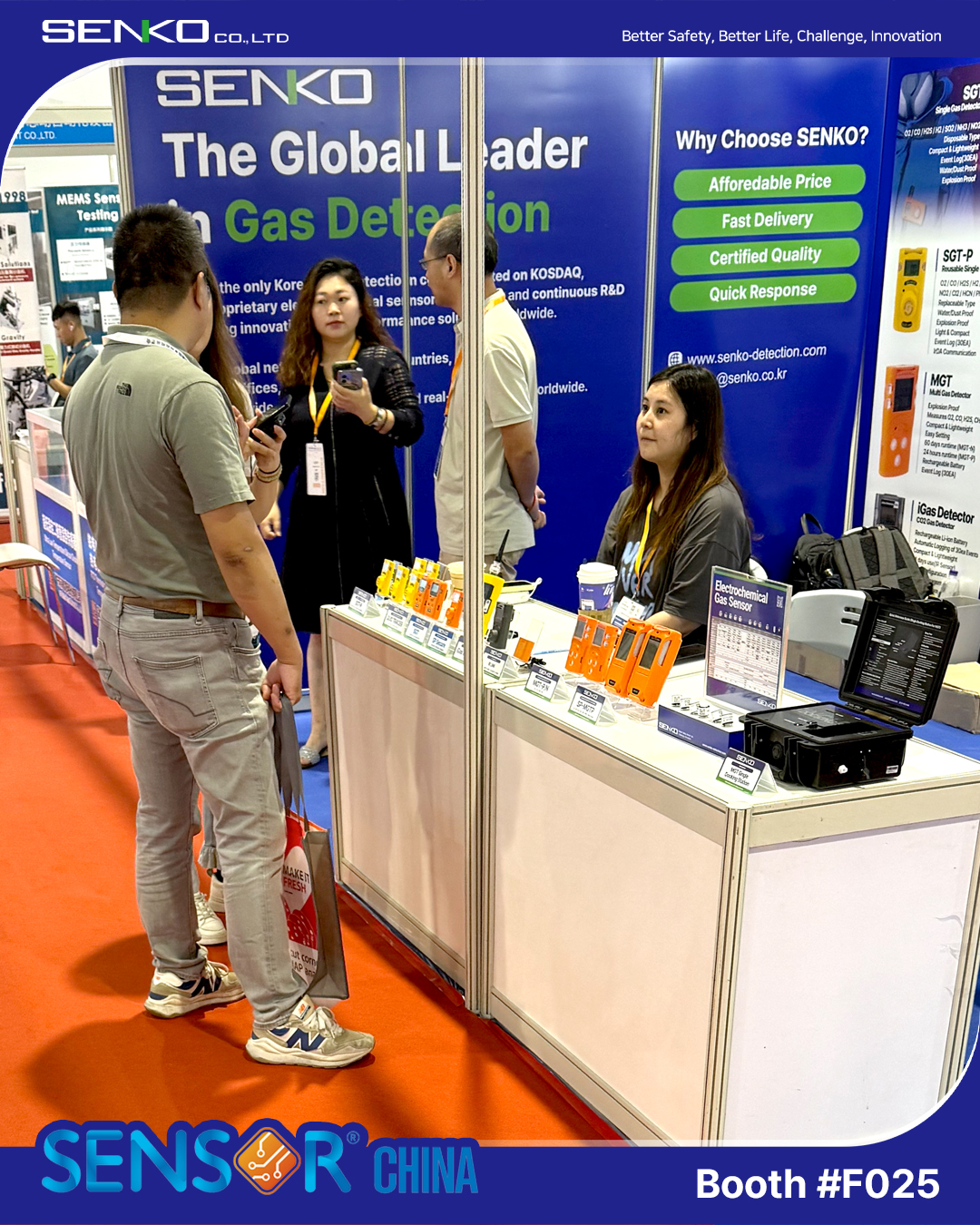 Gian hàng Senko tại SENSOR CHINA 2025