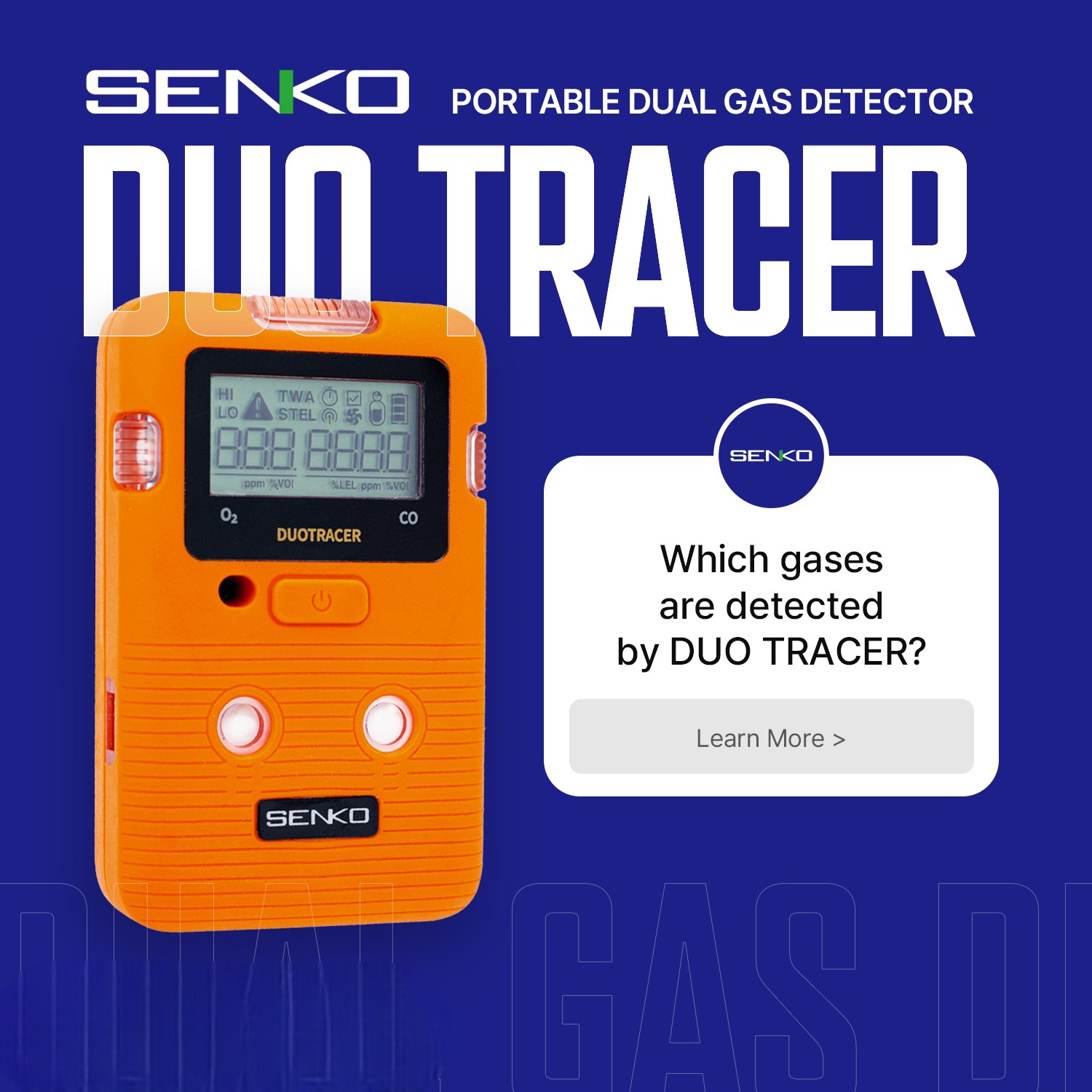 Máy đo 2 khí Senko Duo Tracer