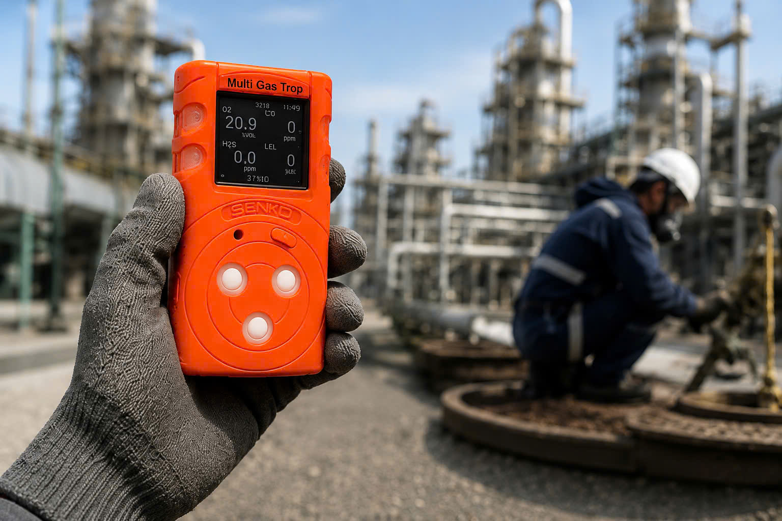 Máy đo đa khí cầm ta Senko
