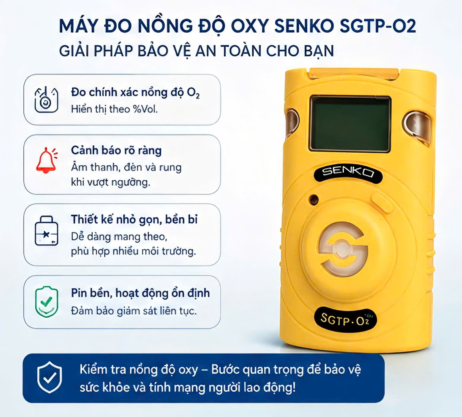 Máy đo khí cầm tay Senko