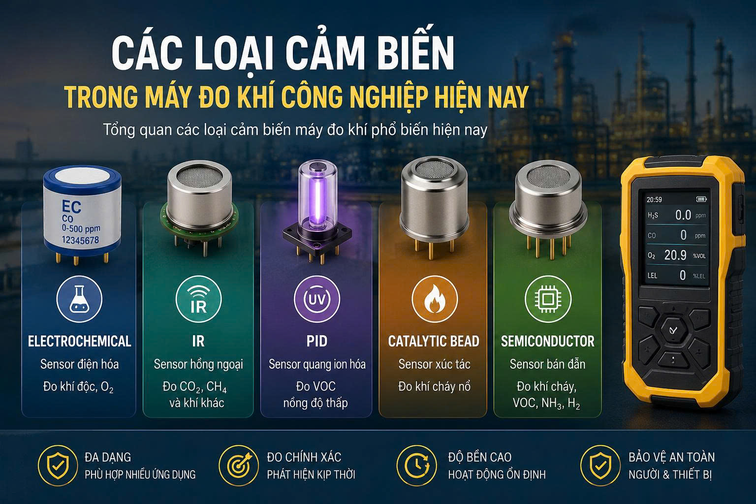 Các loại cảm biến
