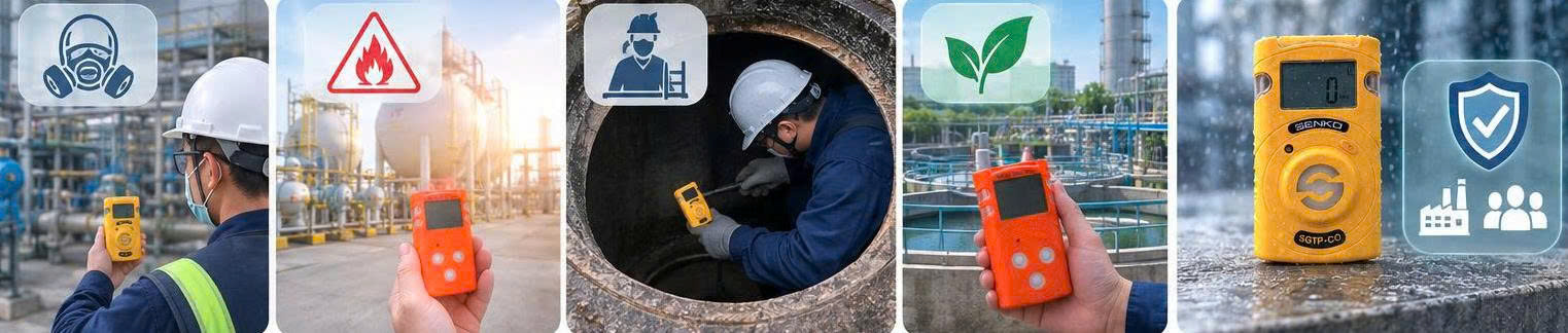 Ứng dụng máy đo khí trong lao động.