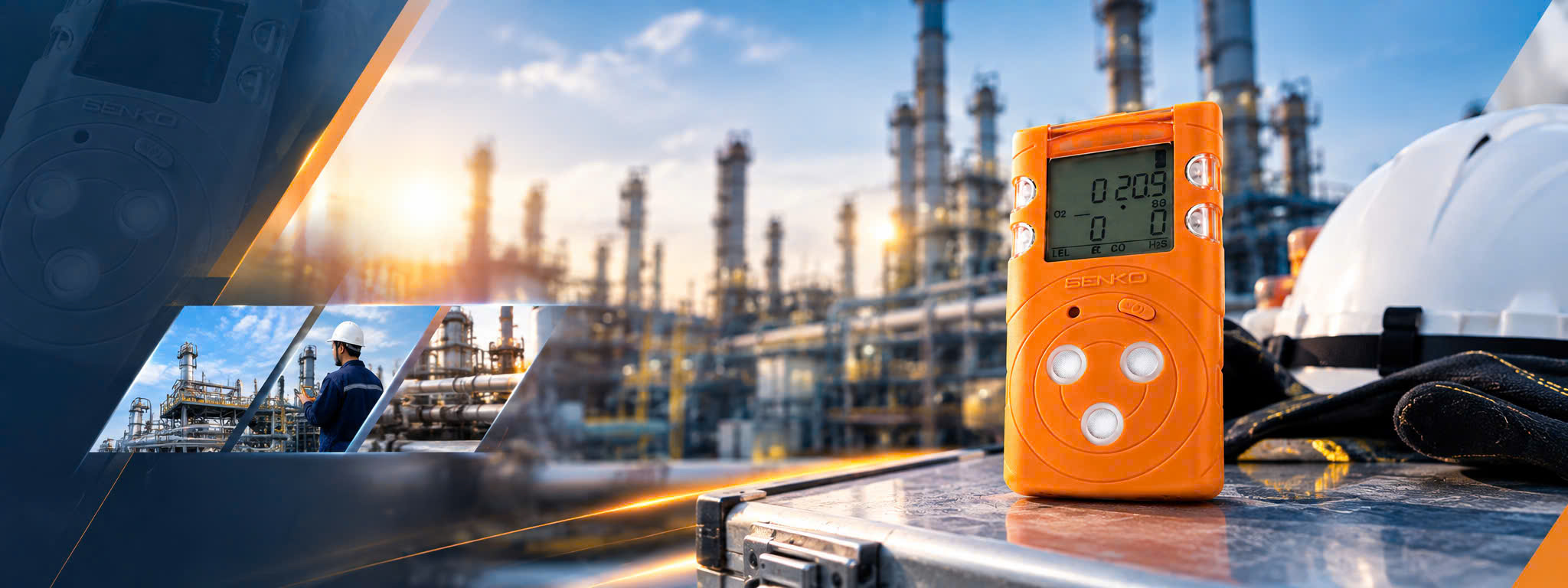 Máy đo khí đa khí cầm tay Senko Hàn Quốc.