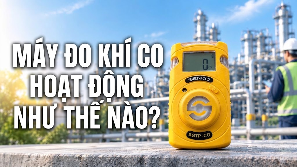Máy đo khí CO hoạt động như thế nào